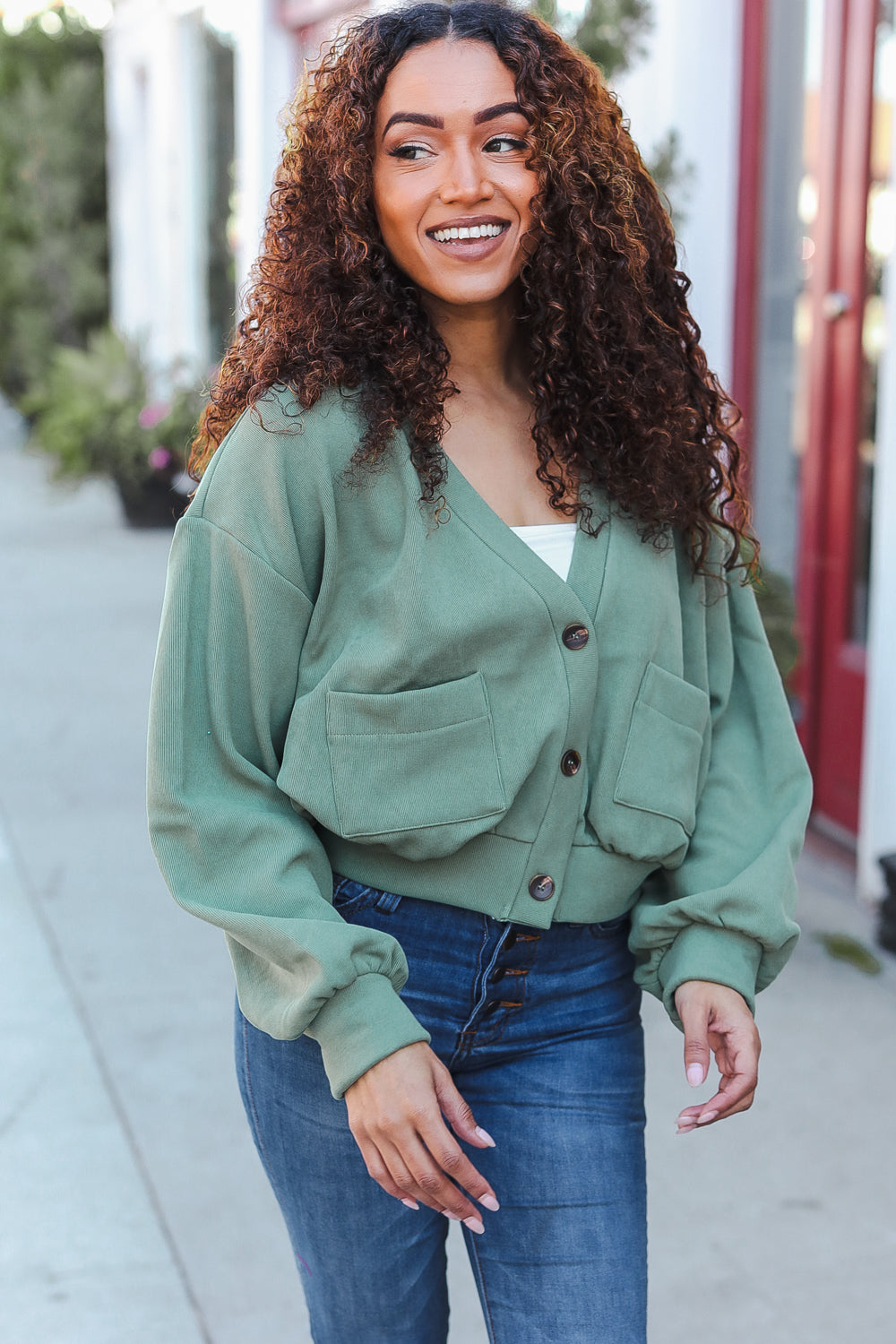 Cropped Boyfriend Jacket