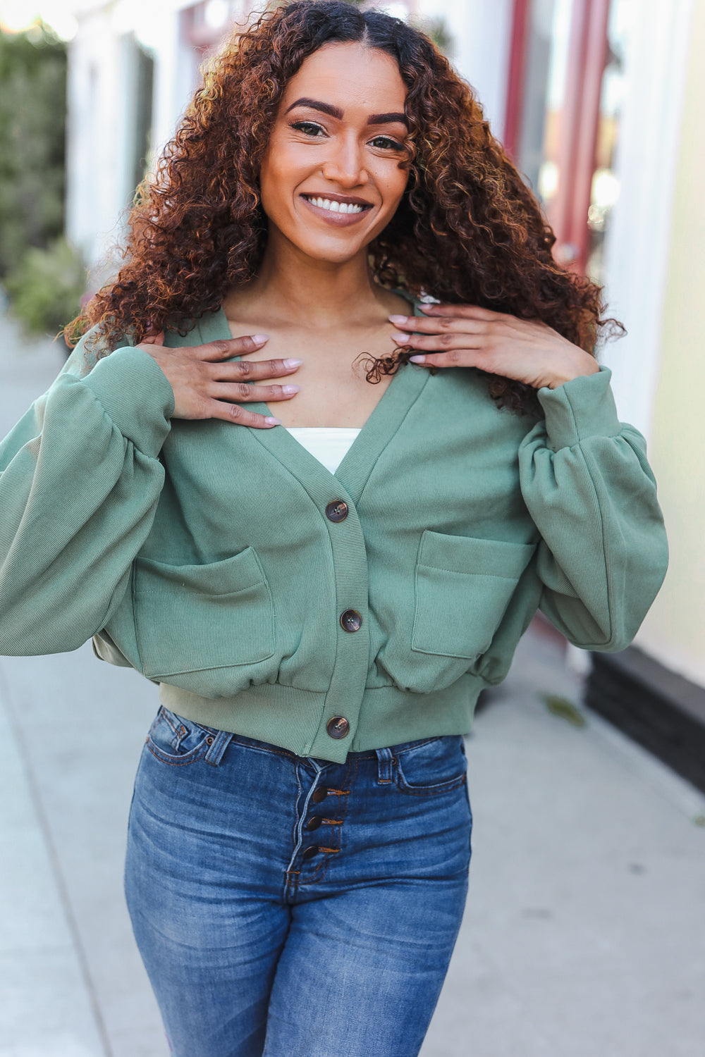 Cropped Boyfriend Jacket