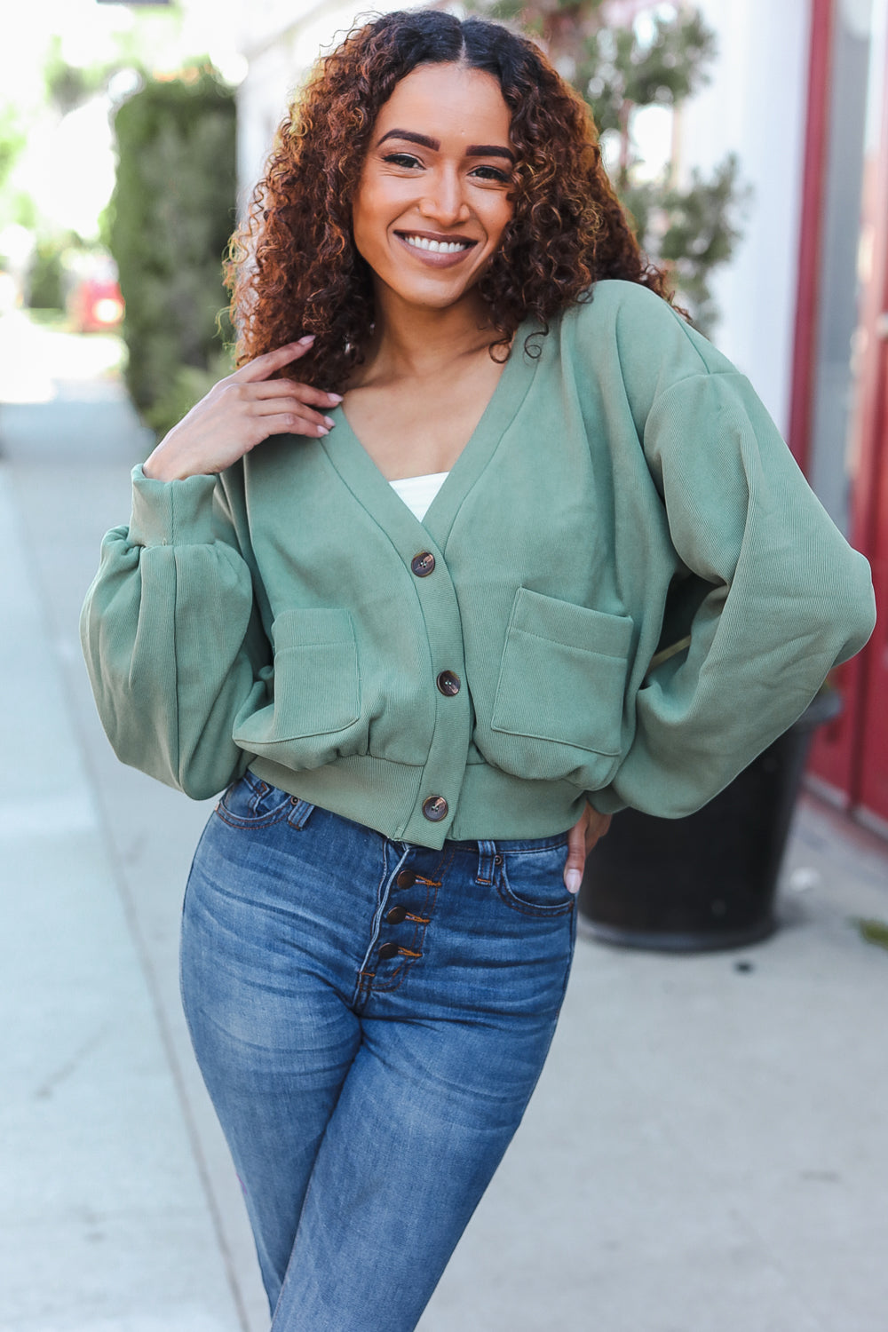 Cropped Boyfriend Jacket