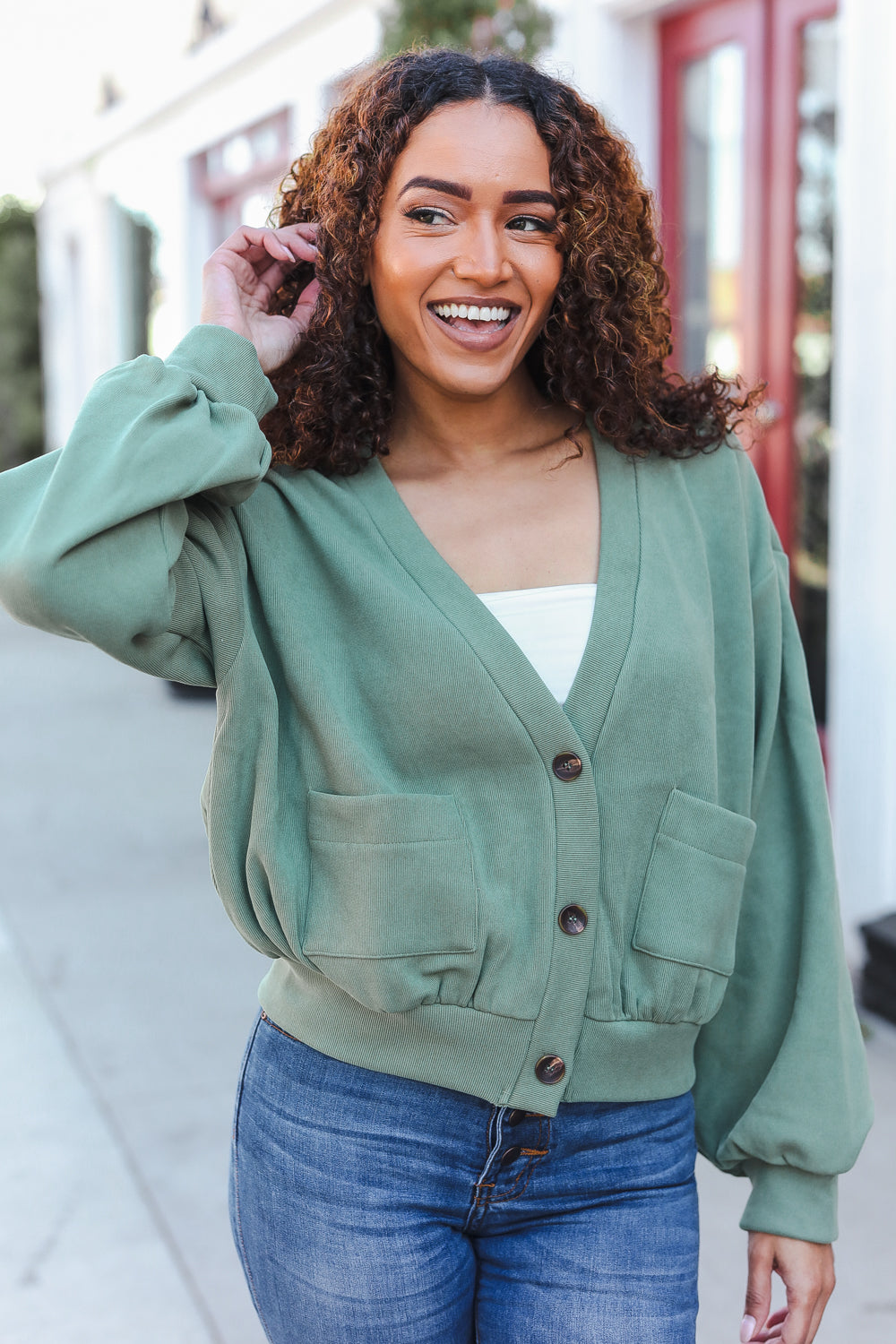 Cropped Boyfriend Jacket